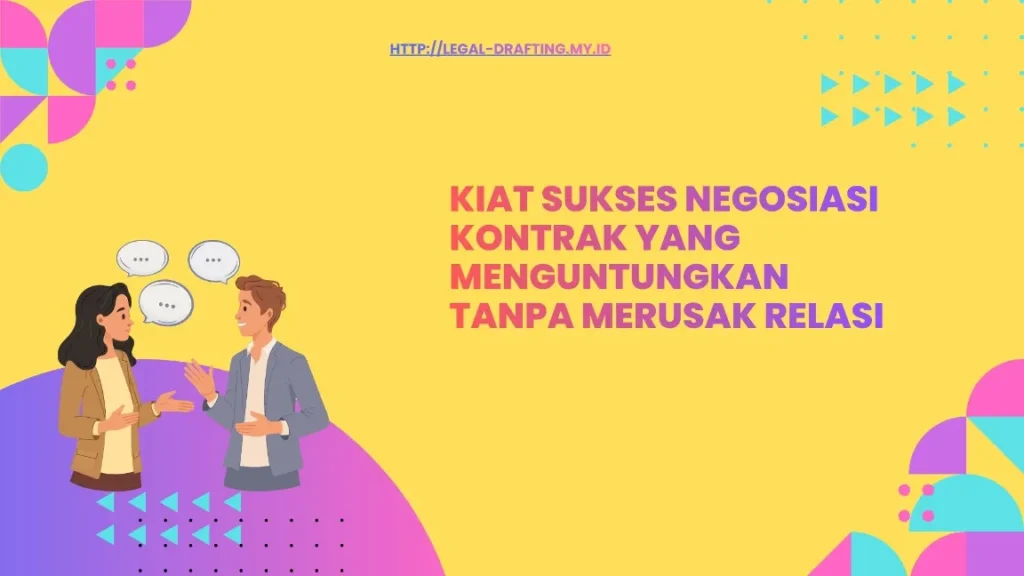 Persiapan Sebelum Negosiasi
