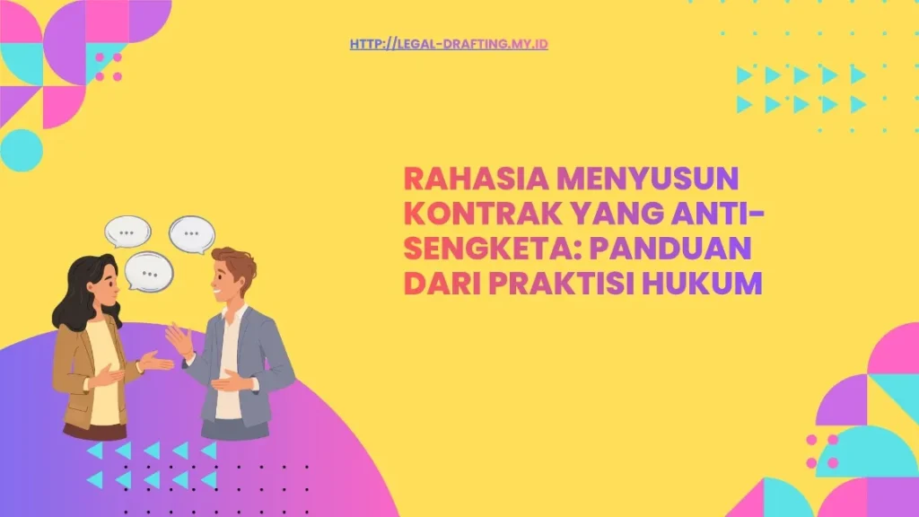Mengapa Kontrak Sering Jadi Sengketa
